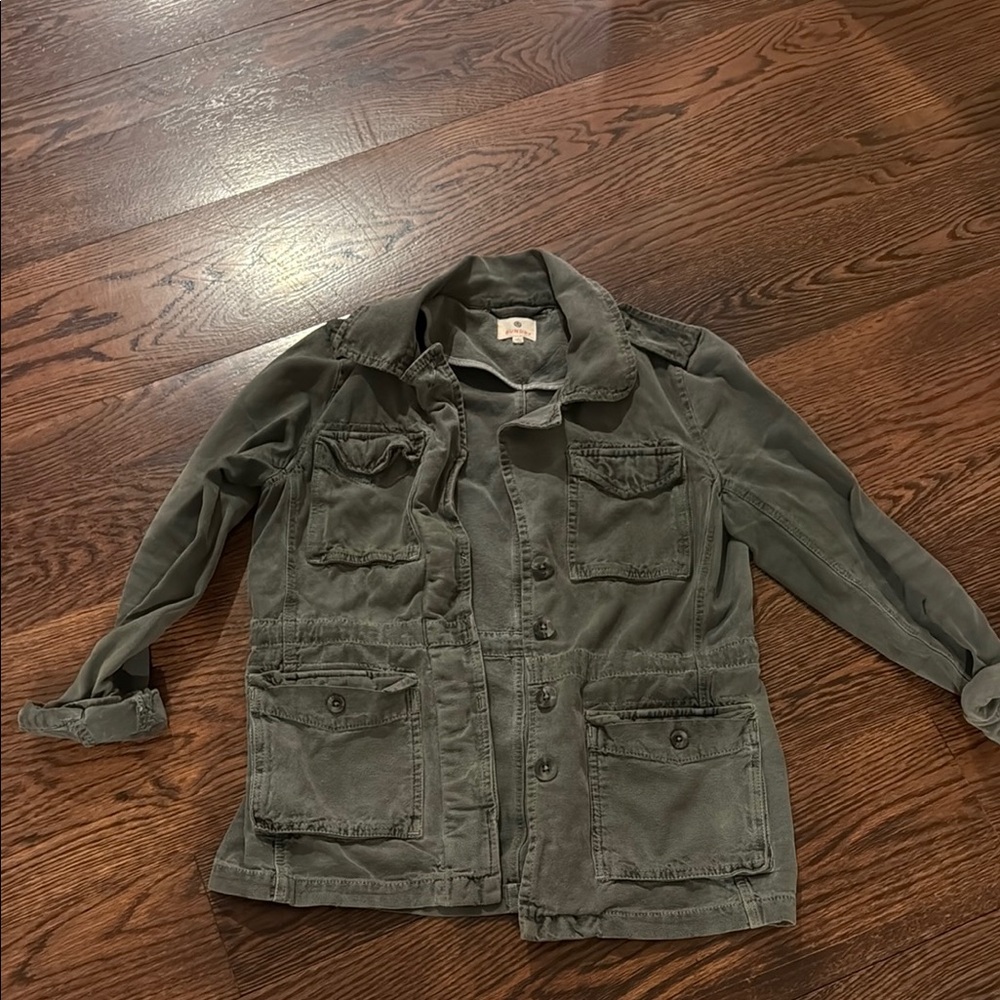 Womans Olive Green Utility Jacket